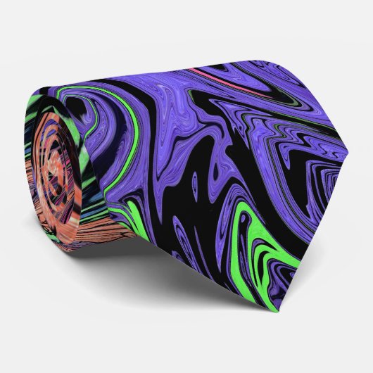 Liquid Graffiti Krawatte (Gerollt)