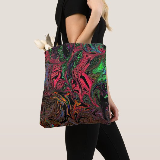 Liquid Graffiti Red Tasche (Von Nahem)