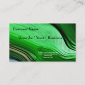 Liquid Grass Business Card Visitenkarte (Vorderseite)