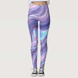 Liquid Holographic Flow – Seamless Abstract Leggings