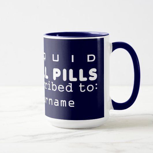 LIQUID KINDER PILLS Tasse - wählen Sie Stil (Rechts)