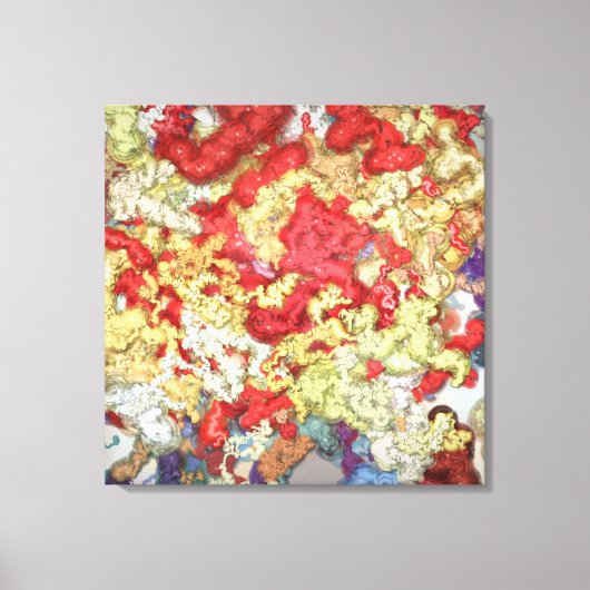 Liquid kinetic contemporary art leinwanddruck (Vorderseite)