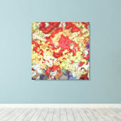 Liquid kinetic contemporary art leinwanddruck (Insitu (Holzboden))