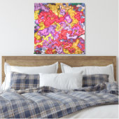 Liquid Kinetic Painting Leinwanddruck (Insitu (Schlafzimmer))
