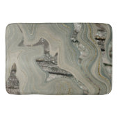 Liquid Marble Wave Glitter Glam 1 Badematte (Vorderseite)