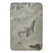 Liquid Marble Wave Glitter Glam 1 Badematte (Vorderseite Vertikal)