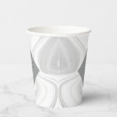 Liquid Marmorneutrals Wedding ID888 Pappbecher (Rechts)