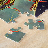 Liquid Metal Alien Abstrakt Sci Fi art Puzzle (Seite)