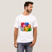 Liquid Metal Geometry Shirt (Vorne ganz)