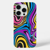 Liquid Paint Marbling Effect iPhone Case (Rückseite)
