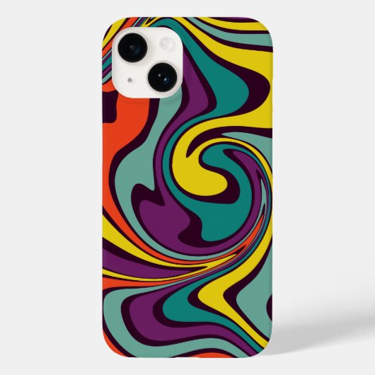 Liquid Paint Marbling Effekt iPhone-Hülle Case-Mate iPhone Hülle (Rückseite)