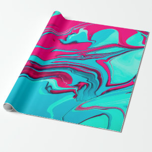 Liquid paper marbling paint background. Fluid pain Geschenkpapier