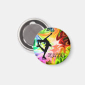 LIQUID RAINBOW & SKATER MAGNET (Vorderseite/Rückseite)