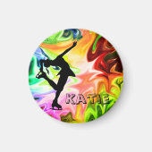 LIQUID RAINBOW & SKATER MAGNET (Vorne)