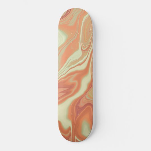 Liquid Retro Swirl Dream #1 #decor #wall #art Skateboard (Vorderseite)