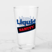 Liquid Sanity Spaß Glas (Vorderseite)