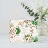 Liquid Satin Postkarte (Stehend Vorderseite)