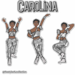 Liquid Silver Dancer #1 Aufkleber