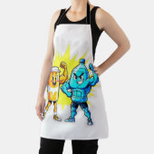 Liquid Strength – Funny Juice & Water Muscle Desig Schürze (InSitu)