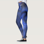 Liquid Swirl Holographic Neon Fitness 2026 Blue  Leggings (Links)