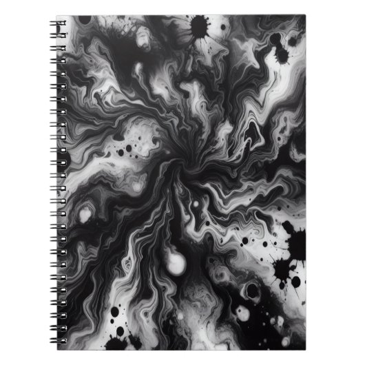 Liquid Tie Die Notebook Notizblock (Vorderseite)