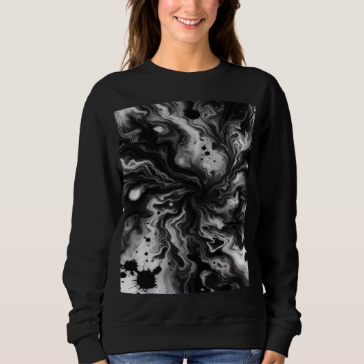 Liquid Tie Die Sweatshirt (Vorderseite)