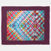 Liquid Vector Pattern Fleece Blanket (Vorderseite (Horizontal))