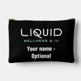 Liquid Wellness & IV - Black Accessory Pouch Zubehörtasche