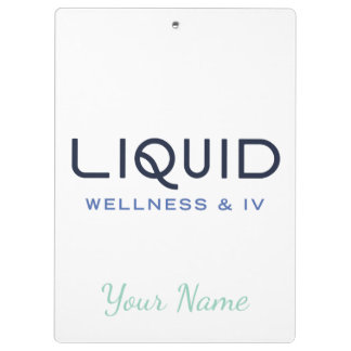  Liquid Wellness + IV Clipboard - Personalized Klemmbrett