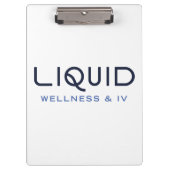  Liquid Wellness + IV Clipboard - Personalized Klemmbrett (Vorderseite)