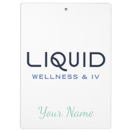 Liquid Wellness + IV Klemmbrett - Personalisiert