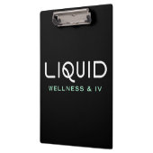 Liquid Wellness & IV Klemmbrett - Schwarz (Links)
