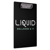 Liquid Wellness & IV Klemmbrett - Schwarz (Rechts)