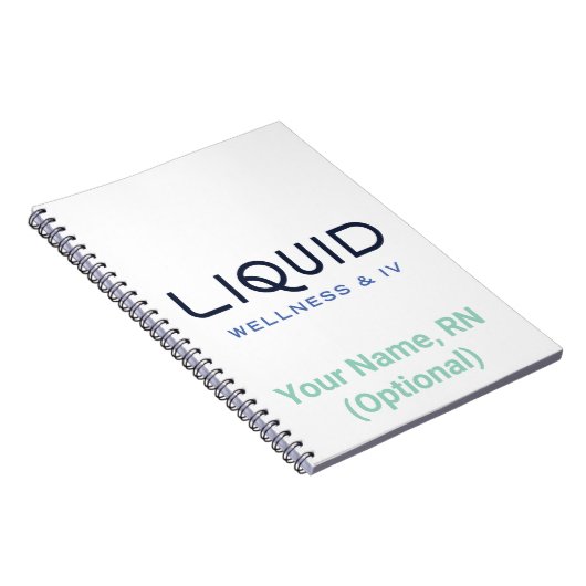 Liquid Wellness & IV Notebook Notizblock (Rechte Seite)