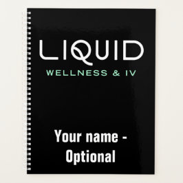 Liquid Wellness & IV Planner - Black Planer