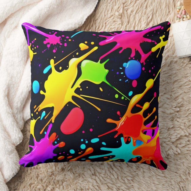 Liquide Kunst: Dynamisch & lebendig Kissen (Decke)