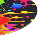 Liquide Kunst: Dynamisch & lebendig Schneidebrett (Ecke)