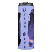 Liquify - AI Fantasy Sci-Fi Art Print Thermosbecher (Rückseite)