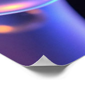 Liquify - AI Fantasy Sci-fi Digital Art Print Poster (Ecke)
