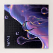 Liquify - AI Fantasy Sci-fi Digital Art Print Puzzle (Horizontal)