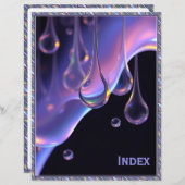 Liquify - Binder Insert Recipe Divider / Index (Vorne/Hinten)