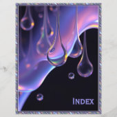 Liquify - Binder Insert Recipe Divider / Index (Vorderseite)