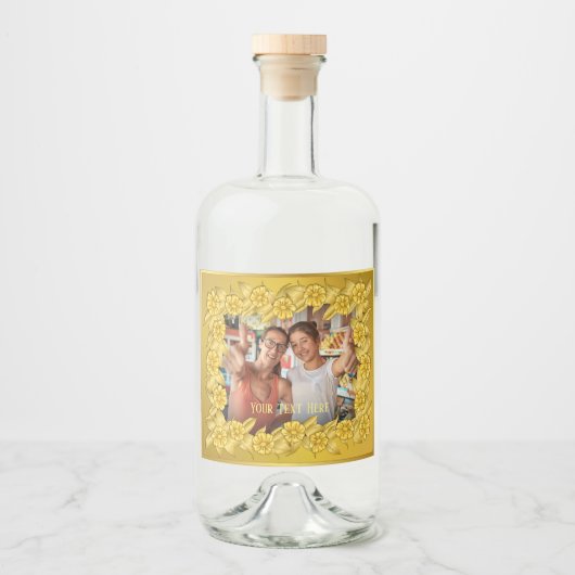 Liquor Alkoholflaschenetikett (Vorderseite)