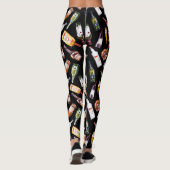 Liquor Bottles Pattern Leggings (Rückseite)