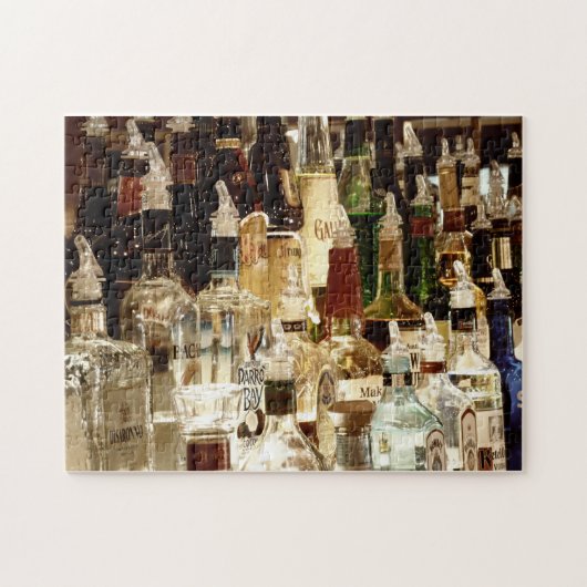 Liquor Bottles Puzzle (Horizontal)