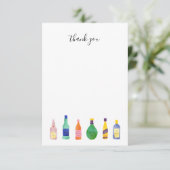 Liquor Flasche danke (Stehend Vorderseite)