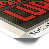 Liquore Poncio Lupacchioli Vintages Getränk Poster (Ecke)