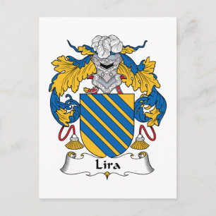 Lira Familienwappen Postkarte