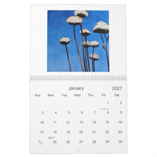 Lisa-Feder-Malereien Kalender (Jan 2027)
