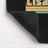 Lisa Geschenk Name Personalisiert Geburtstag Spaß  Mousepad (Ecke)